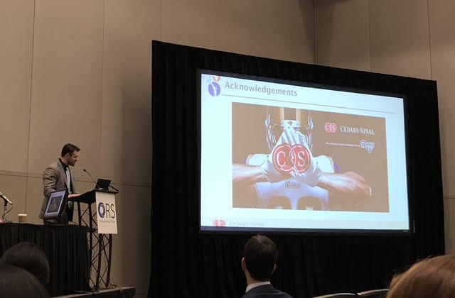 Dr. Behrens presenting at a seminar